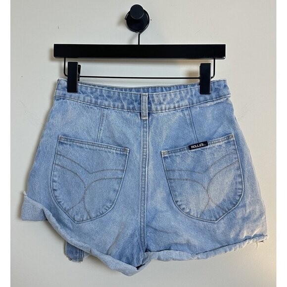ROLLA'S Layla High Rise Sunshine Blue Denim Skort in Light Vintage Blue US 27 - Picture 7 of 12